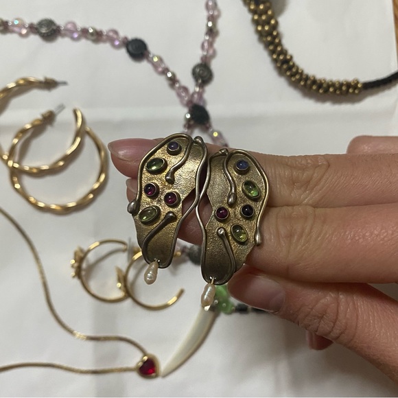 VINTAGE JEWLERY LOT!! GOLD, HANDMADE - Picture 5 of 7